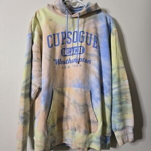 Westhampton Tie Dye Hoodie Sweatshirt Men's Size XL